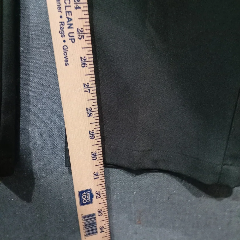 OOBE Mens Dress Pants 30/32 Charcoal Gray Flat Front Straight Leg Trousers